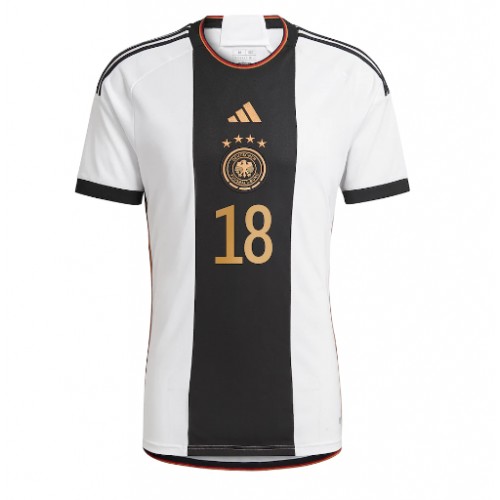 Germany Jonas Hofmann #18 Replica Home Shirt World Cup 2022 Short Sleeve